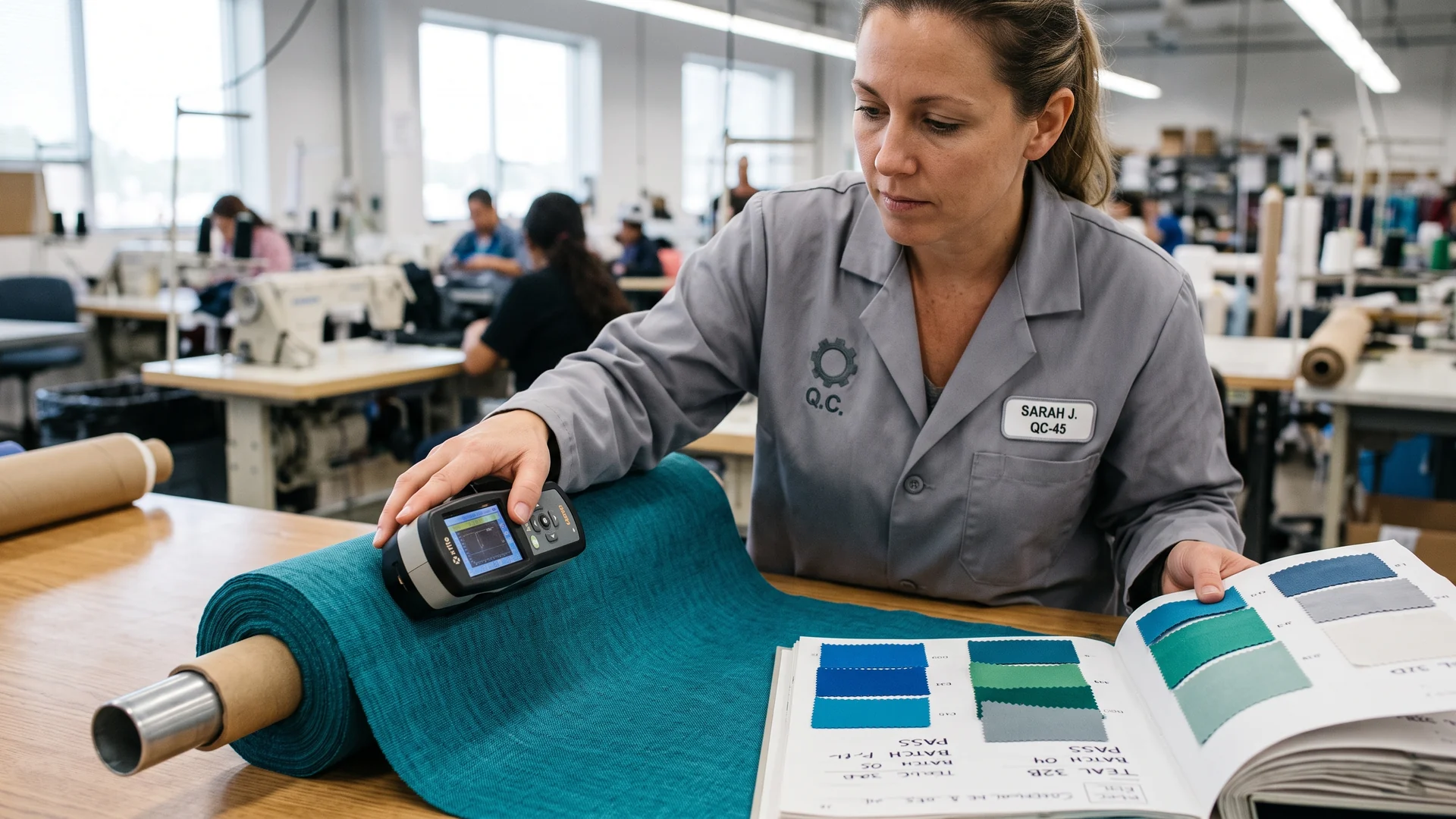 Re-Order Colour Matching: How a Retained Lab Dip and ΔE ≤ 1.0 Keep Uniforms One Shade